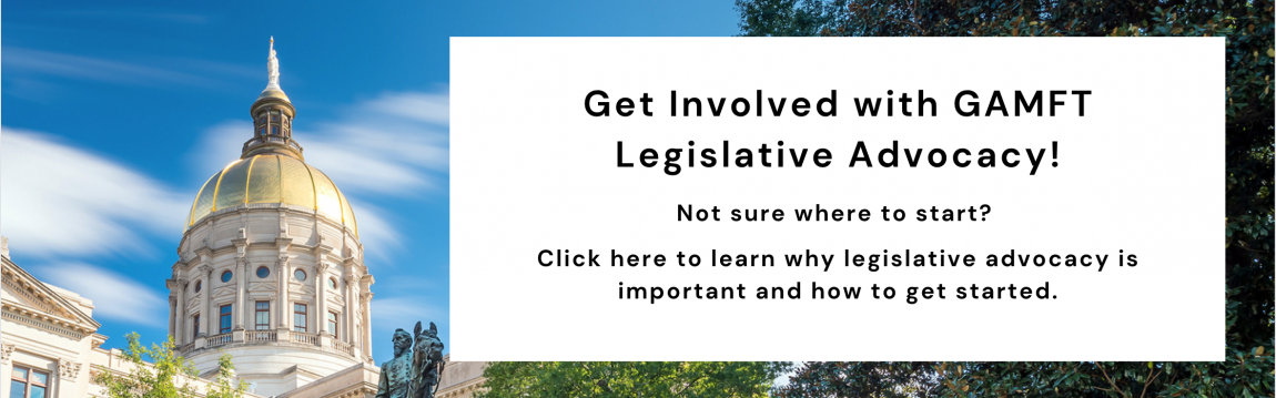 Get involved with legislative advocacy